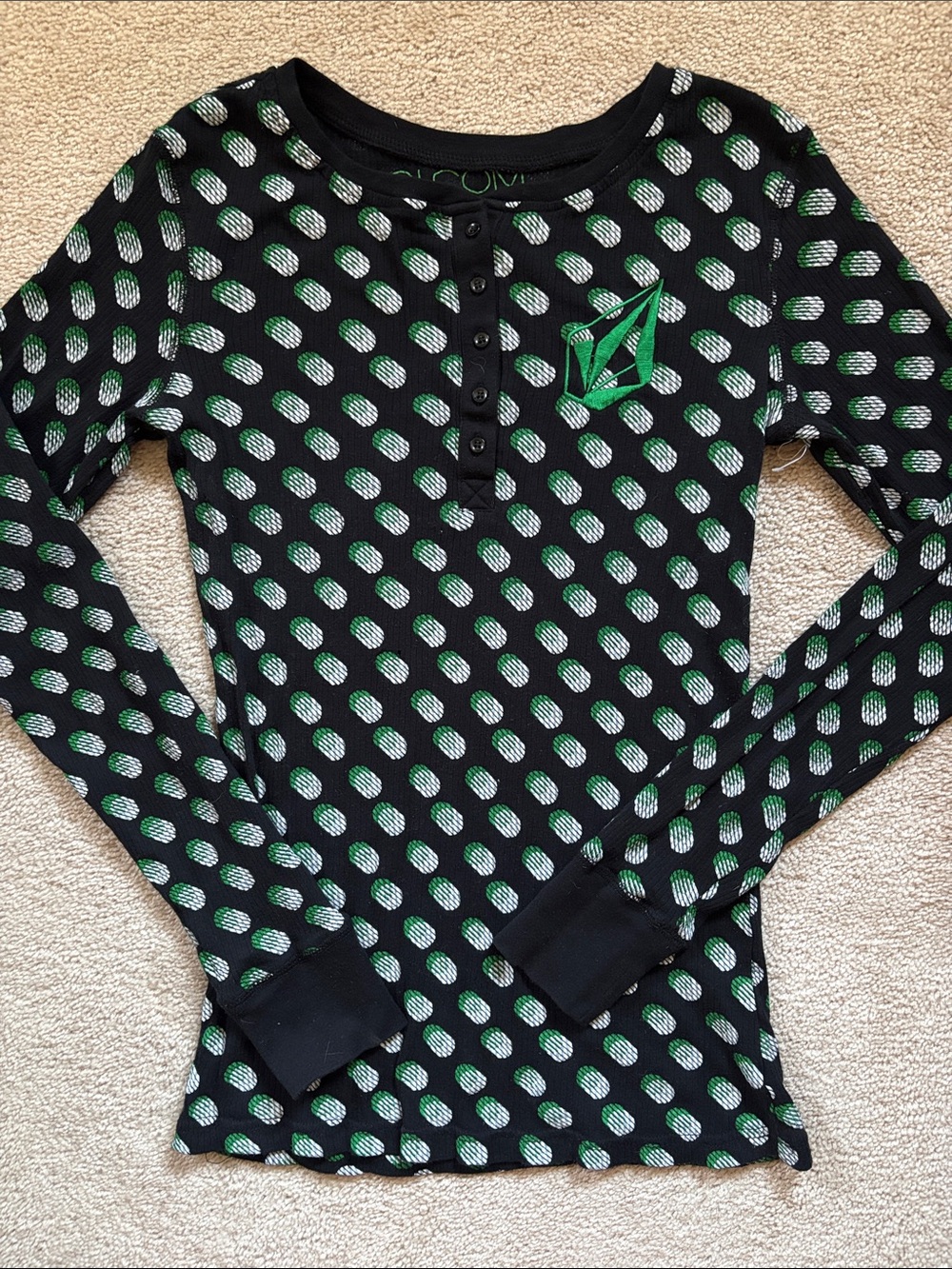 Volcom Y2K Henley Long Sleeve